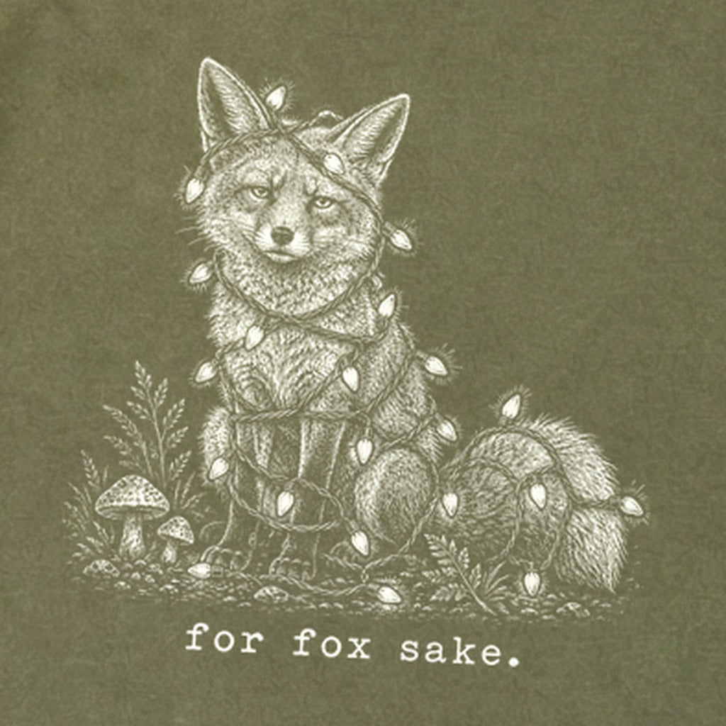 For Fox Sake Christmas Lights Premium Long Sleeve