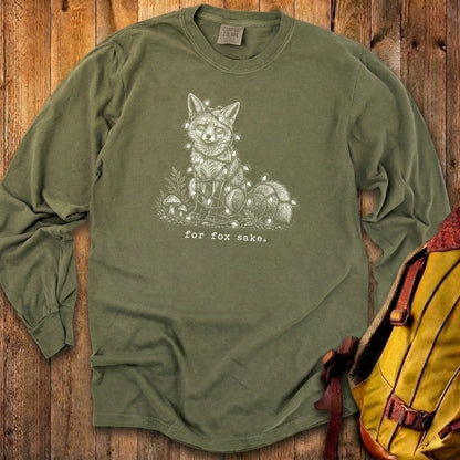 For Fox Sake Christmas Lights Premium Long Sleeve