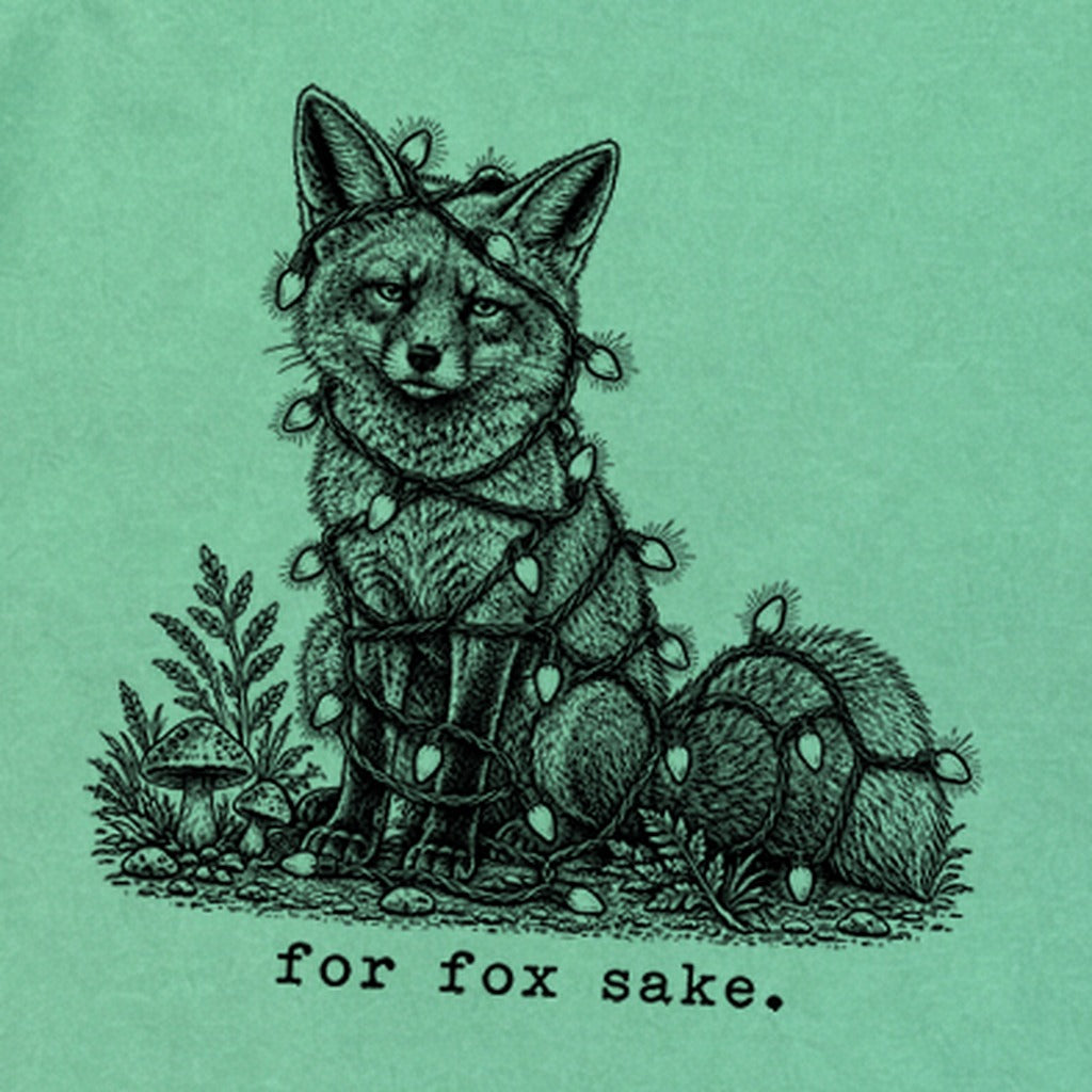For Fox Sake Christmas Lights Premium Long Sleeve
