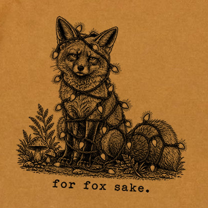 For Fox Sake Christmas Lights Premium Long Sleeve