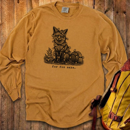 For Fox Sake Christmas Lights Premium Long Sleeve