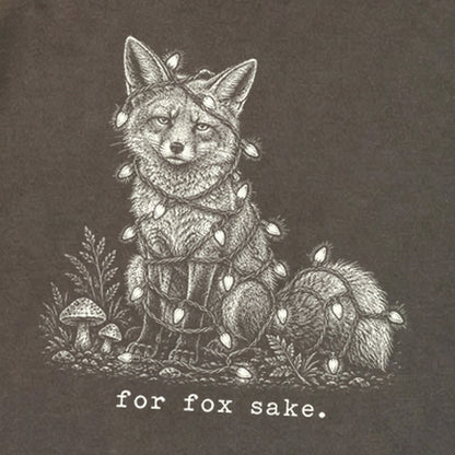 For Fox Sake Christmas Lights Premium Long Sleeve