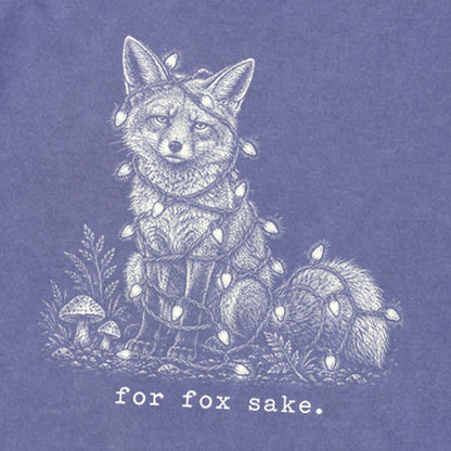 For Fox Sake Christmas Lights Premium Long Sleeve
