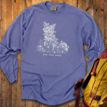For Fox Sake Christmas Lights Premium Long Sleeve
