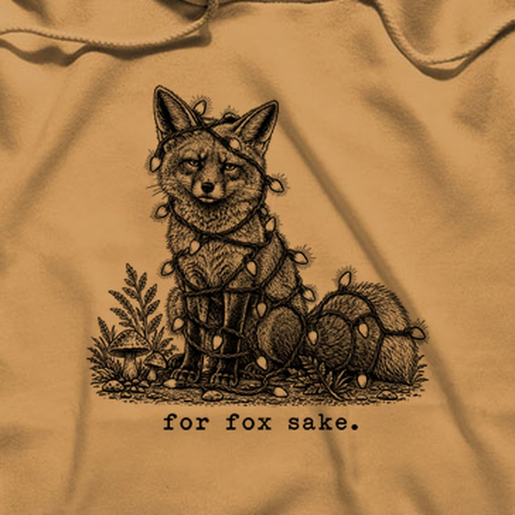 For Fox Sake Christmas Lights Hoodie