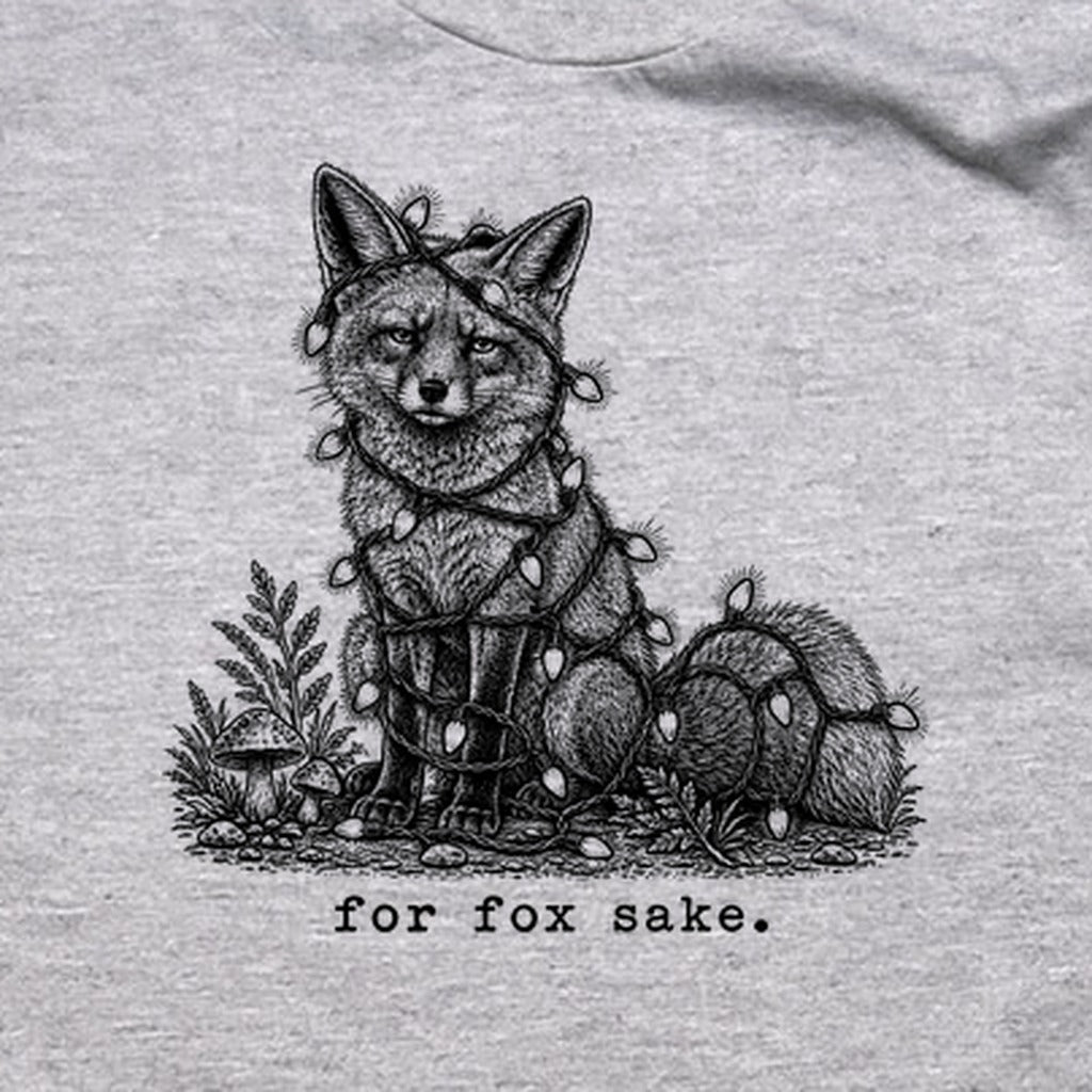 For Fox Sake Christmas Lights T-Shirt