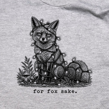 For Fox Sake Christmas Lights T-Shirt