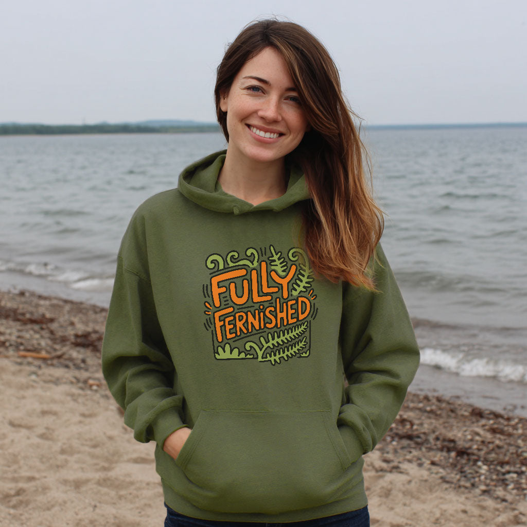 Fully Fernished Hoodie Adventure and Outdoors Themed Hoodie
