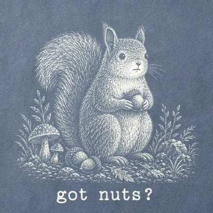 Squirrel Got Nuts Cotton T-Shirt