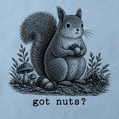 Squirrel Got Nuts Cotton T-Shirt