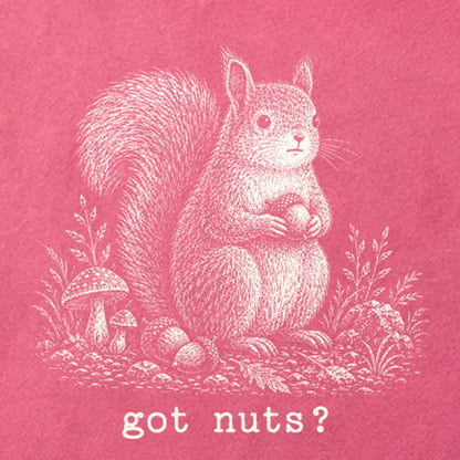 Squirrel Got Nuts Cotton T-Shirt