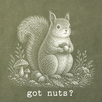 Squirrel Got Nuts Cotton T-Shirt