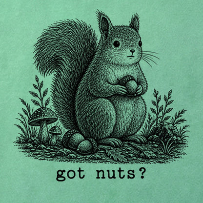 Squirrel Got Nuts Cotton T-Shirt