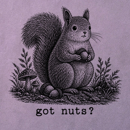 Squirrel Got Nuts Cotton T-Shirt