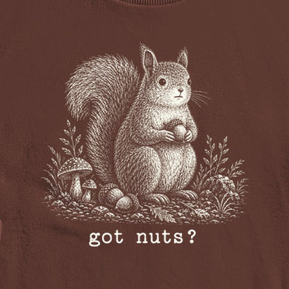 Squirrel Got Nuts Crewneck Sweatshirt