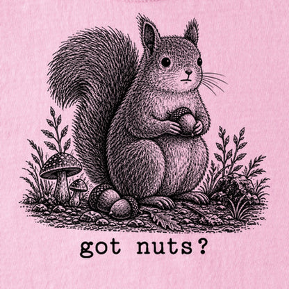 Squirrel Got Nuts Kids Cotton T-Shirt