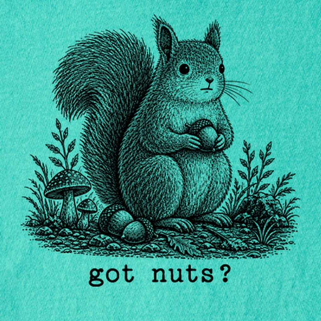 Squirrel Got Nuts Kids Cotton T-Shirt