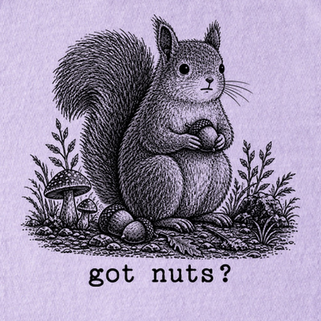Squirrel Got Nuts Kids Cotton T-Shirt