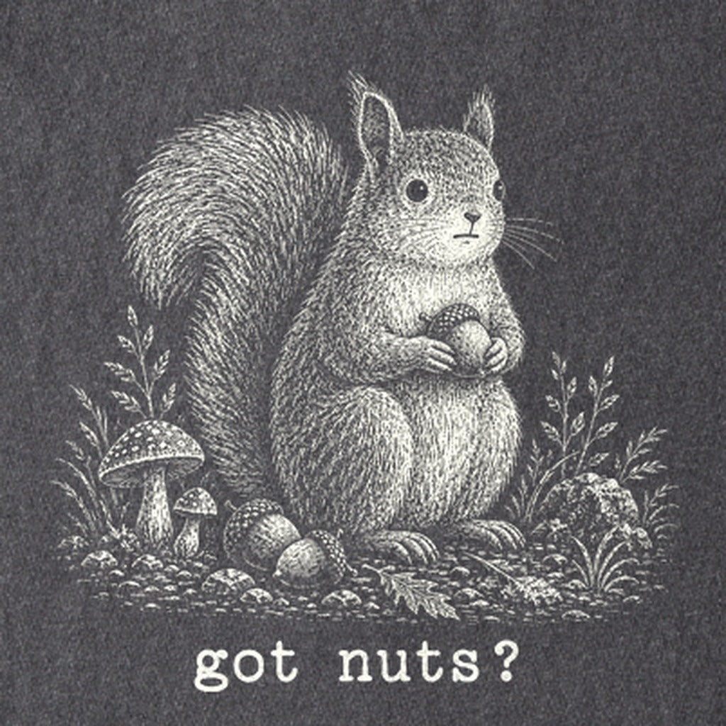 Squirrel Got Nuts Kids Cotton T-Shirt