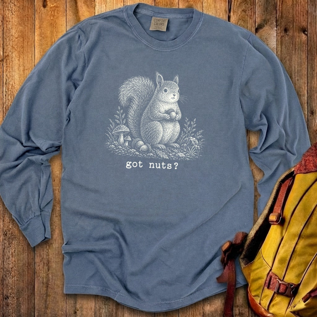 Squirrel Got Nuts Premium Long Sleeve