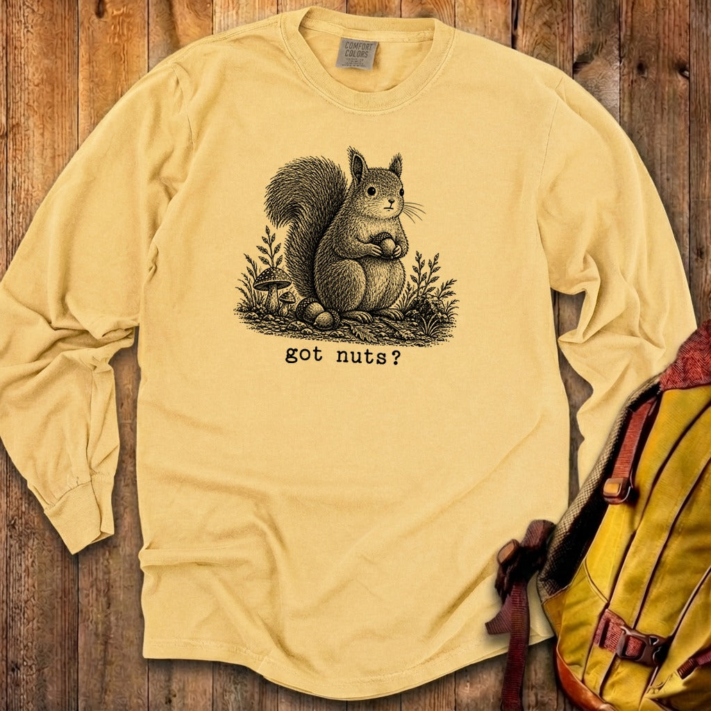 Squirrel Got Nuts Premium Long Sleeve