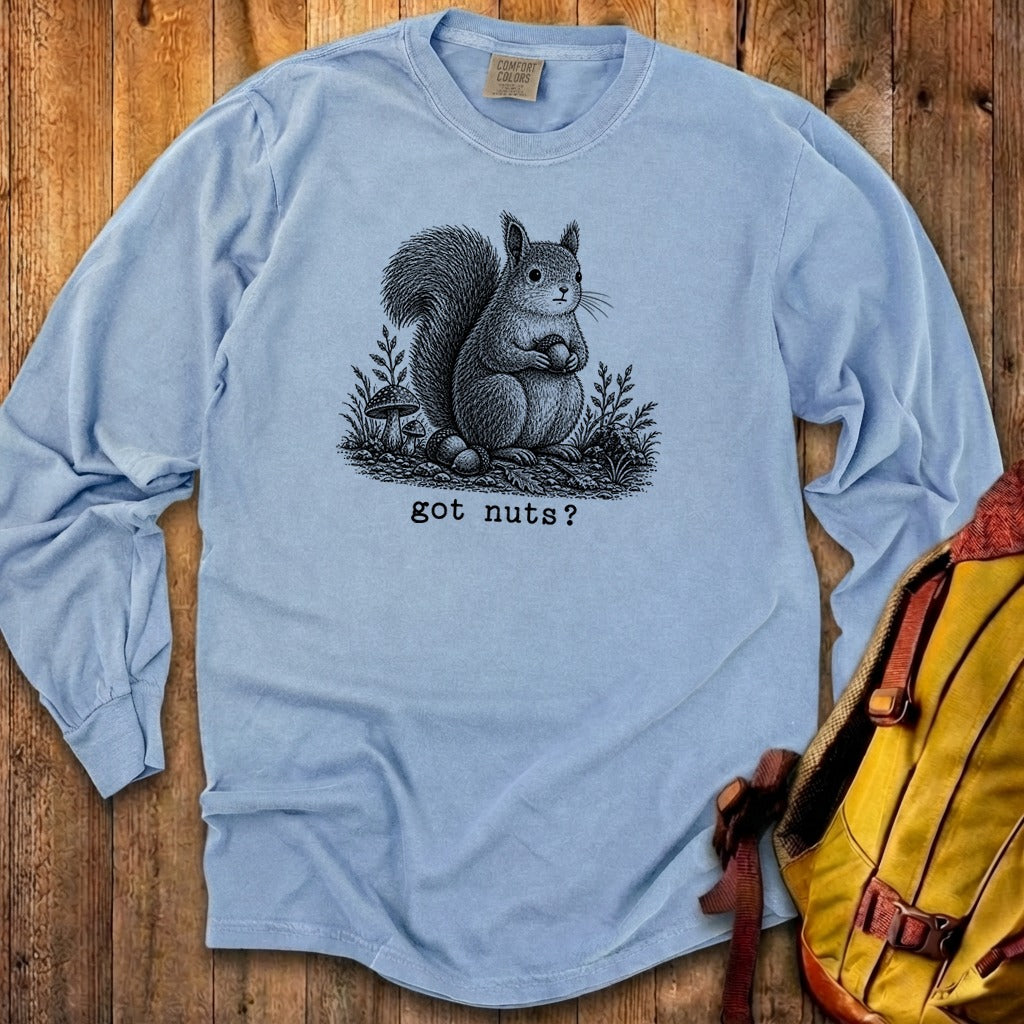 Squirrel Got Nuts Premium Long Sleeve