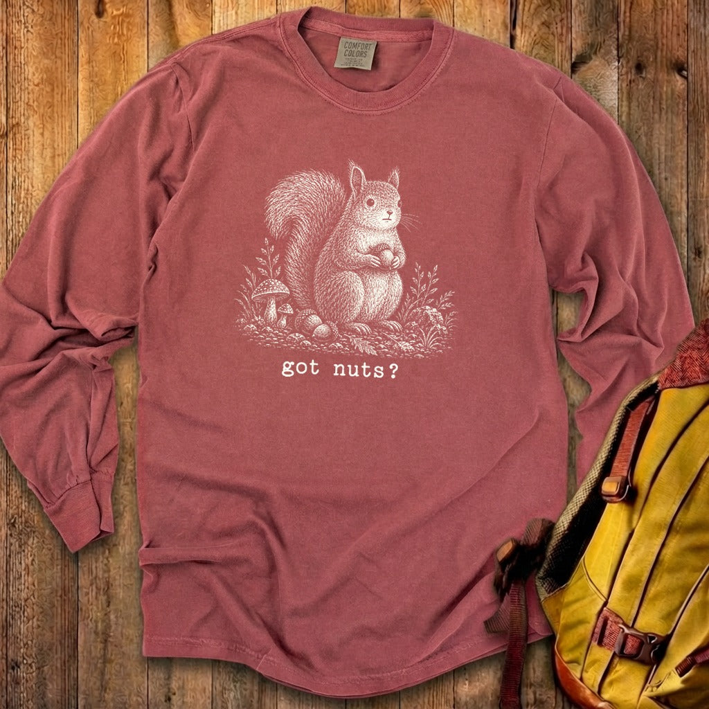 Squirrel Got Nuts Premium Long Sleeve