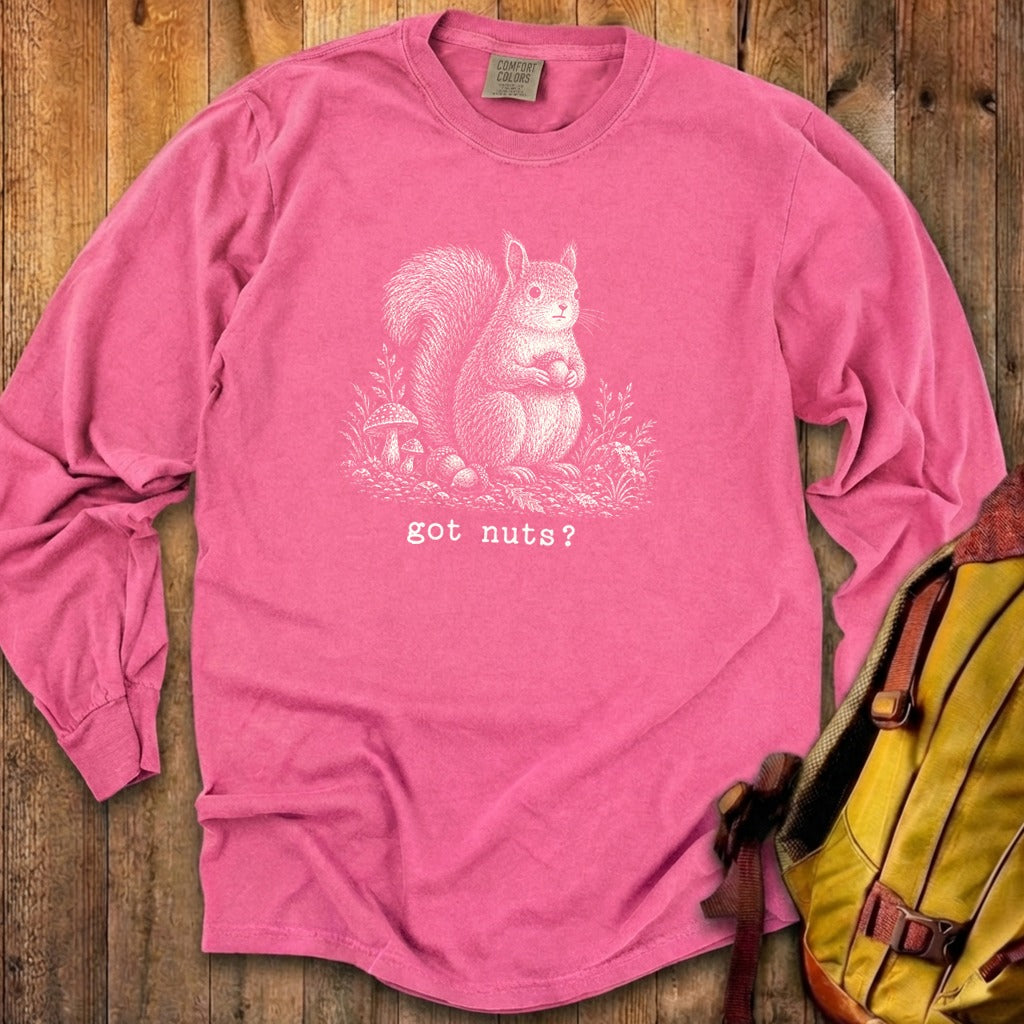 Squirrel Got Nuts Premium Long Sleeve
