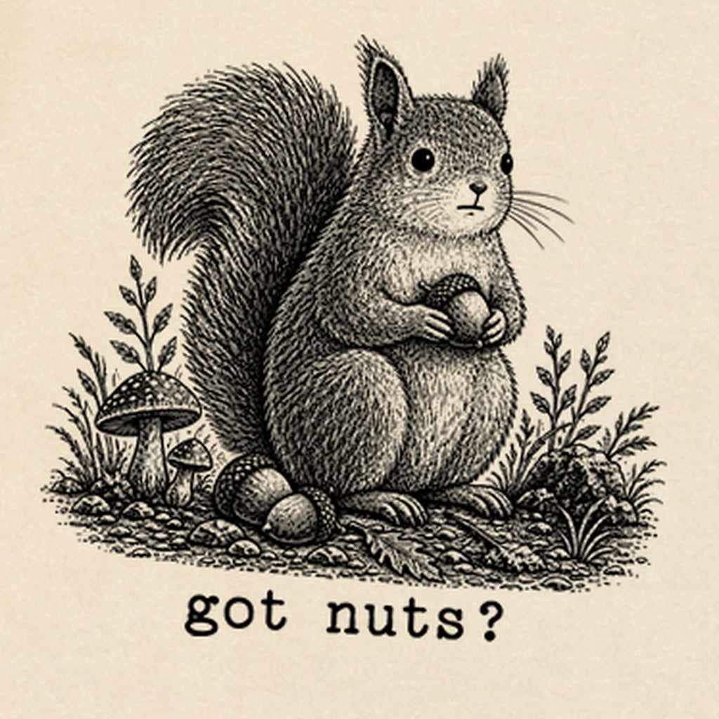 Squirrel Got Nuts Premium Long Sleeve