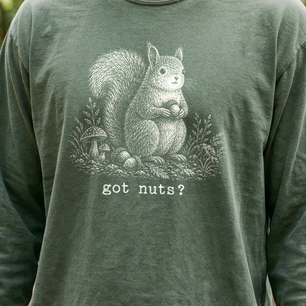 Squirrel Got Nuts Premium Long Sleeve