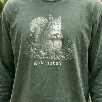 Squirrel Got Nuts Premium Long Sleeve