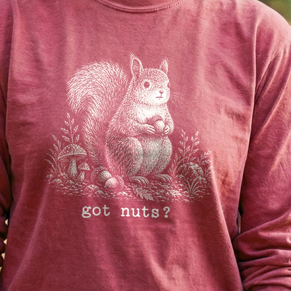 Squirrel Got Nuts Premium Long Sleeve