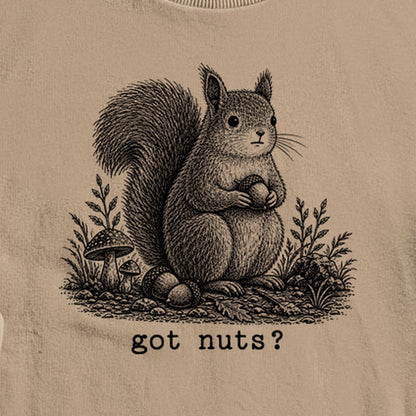 Squirrel Got Nuts Crewneck Sweatshirt