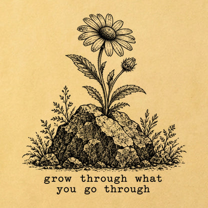 Grow Through Go Through Cotton T-Shirt