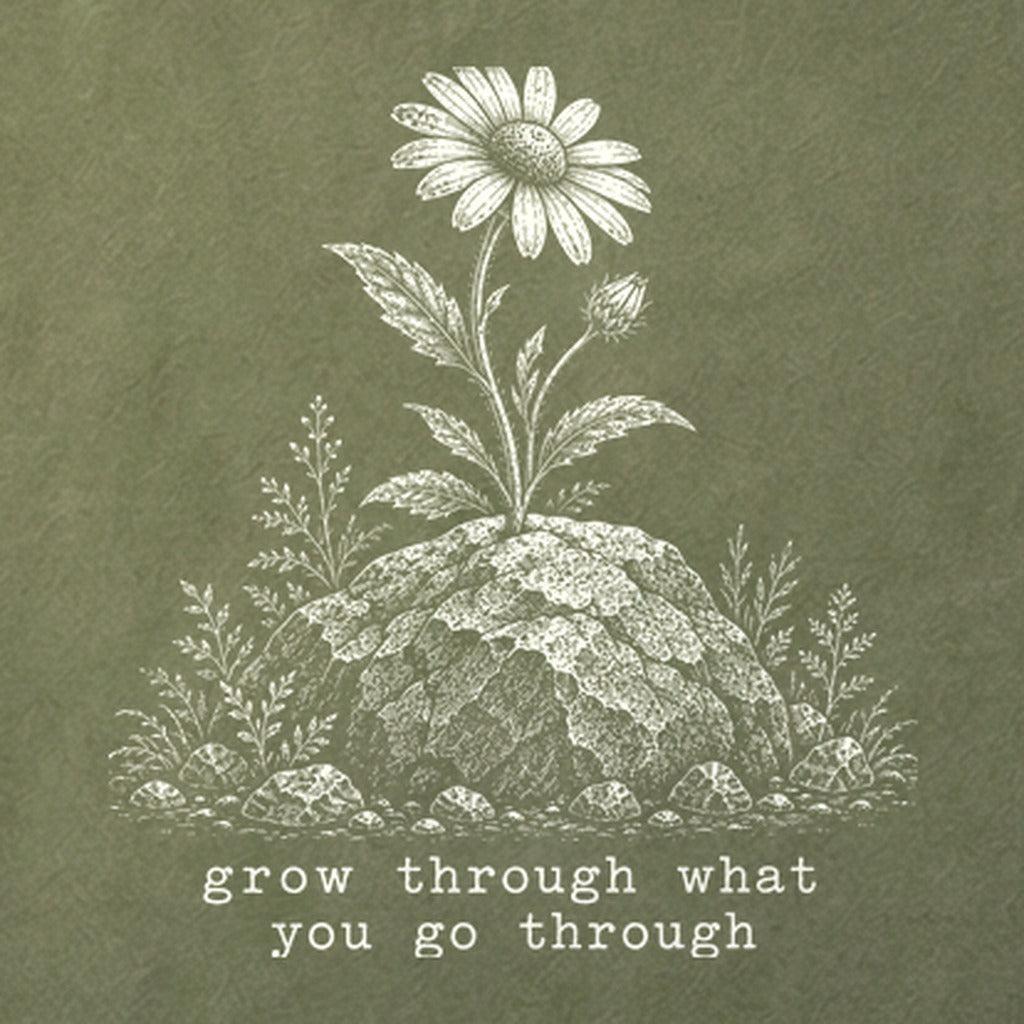 Grow Through Go Through Cotton T-Shirt