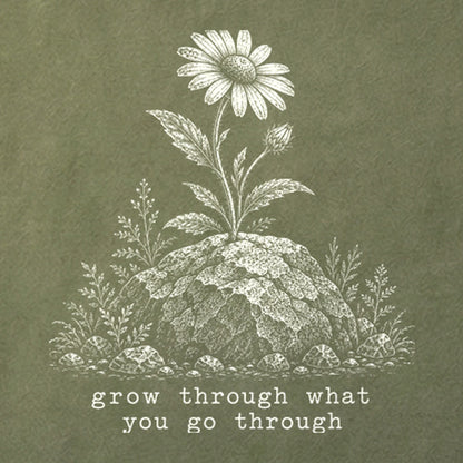 Grow Through Go Through Cotton T-Shirt