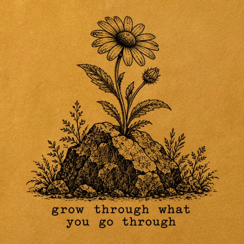 Grow Through Go Through Cotton T-Shirt