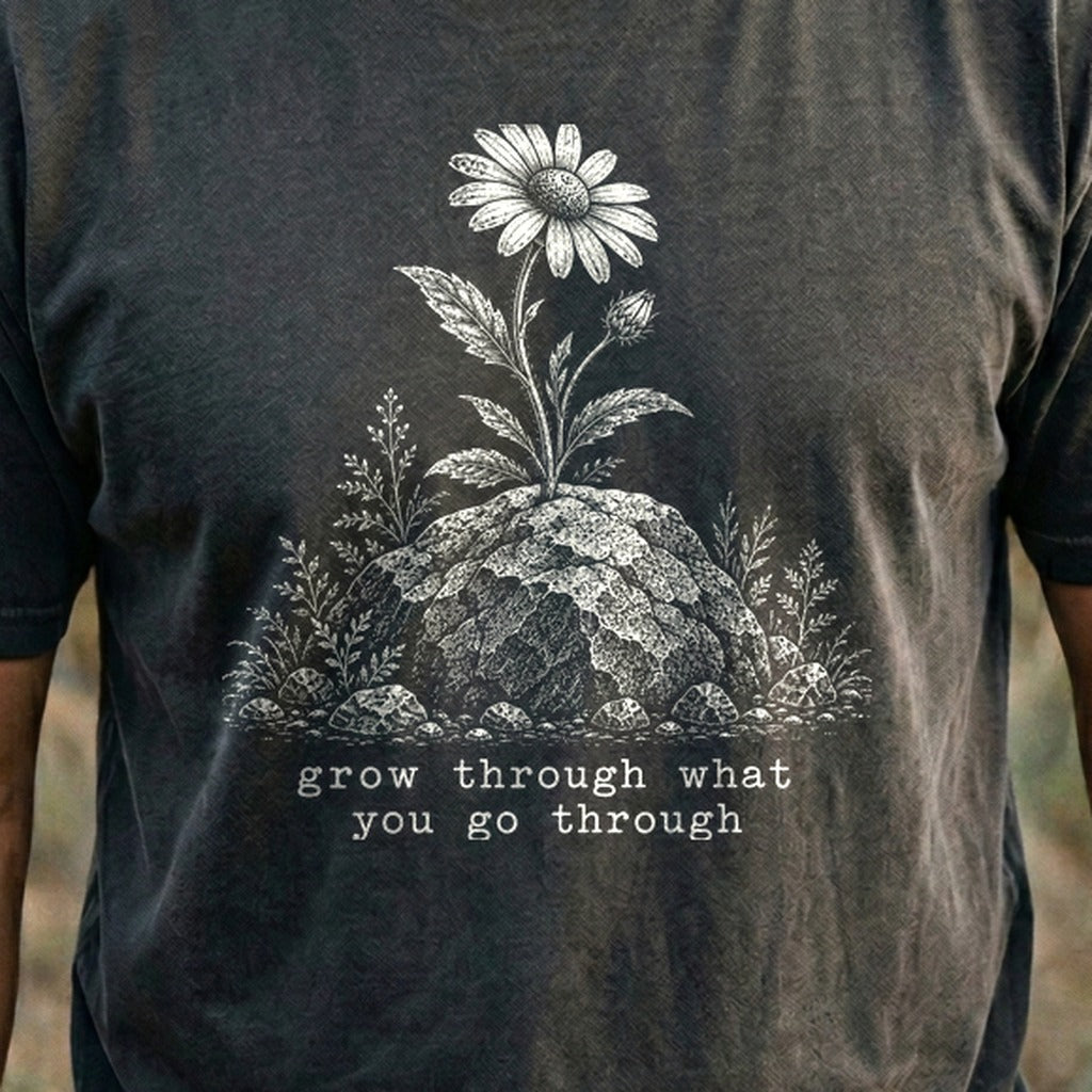 Grow Through Go Through Cotton T-Shirt