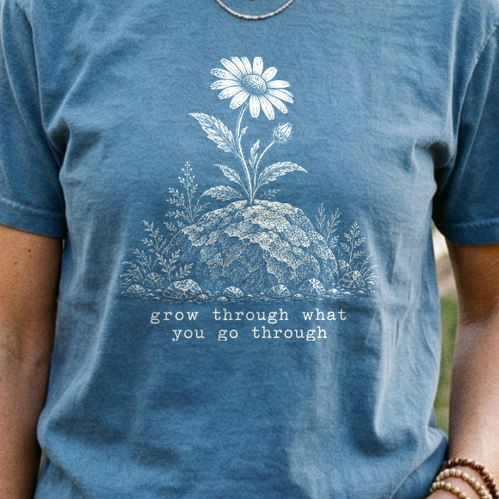 Grow Through Go Through Cotton T-Shirt