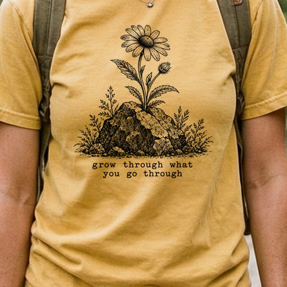 Grow Through Go Through Cotton T-Shirt