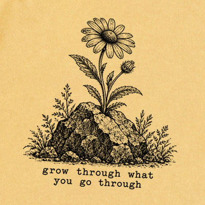 Grow Through Go Through Premium Long Sleeve