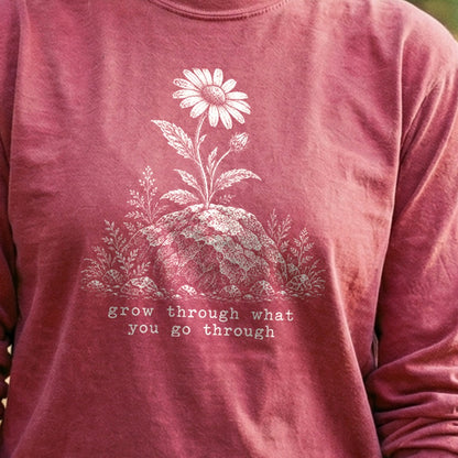 Grow Through Go Through Premium Long Sleeve