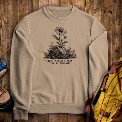 Grow Through Go Through Crewneck Sweatshirt