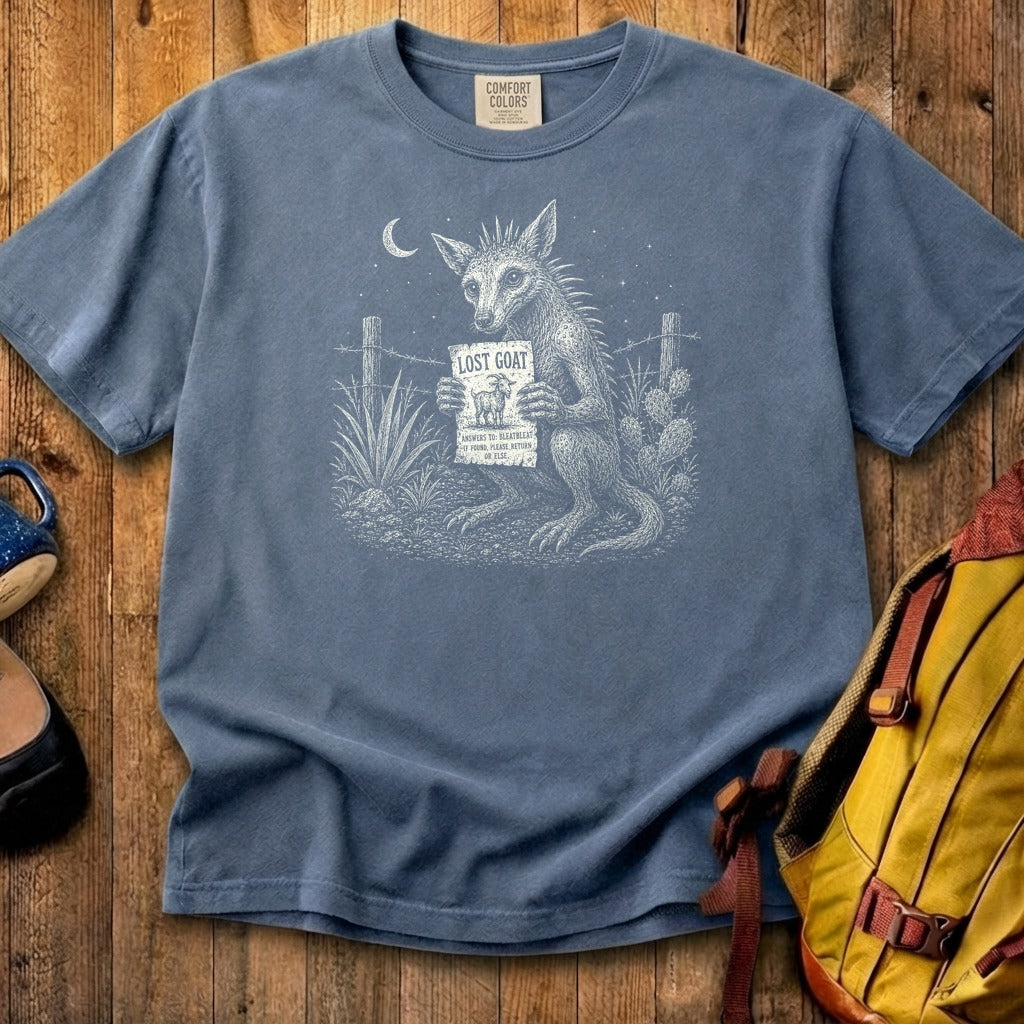 Chupacabra Lost Goat Cotton T-Shirt