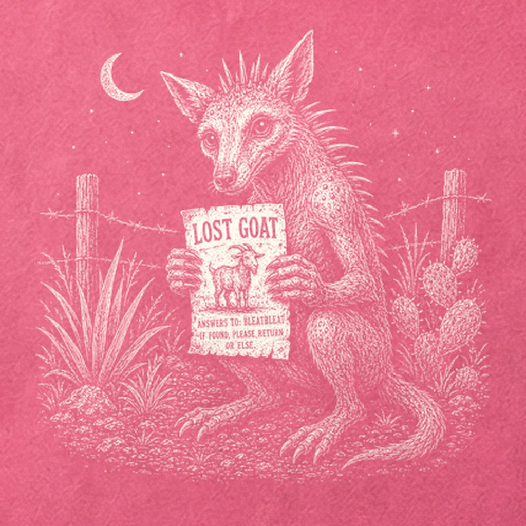 Chupacabra Lost Goat Cotton T-Shirt