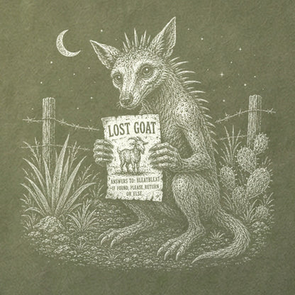 Chupacabra Lost Goat Cotton T-Shirt