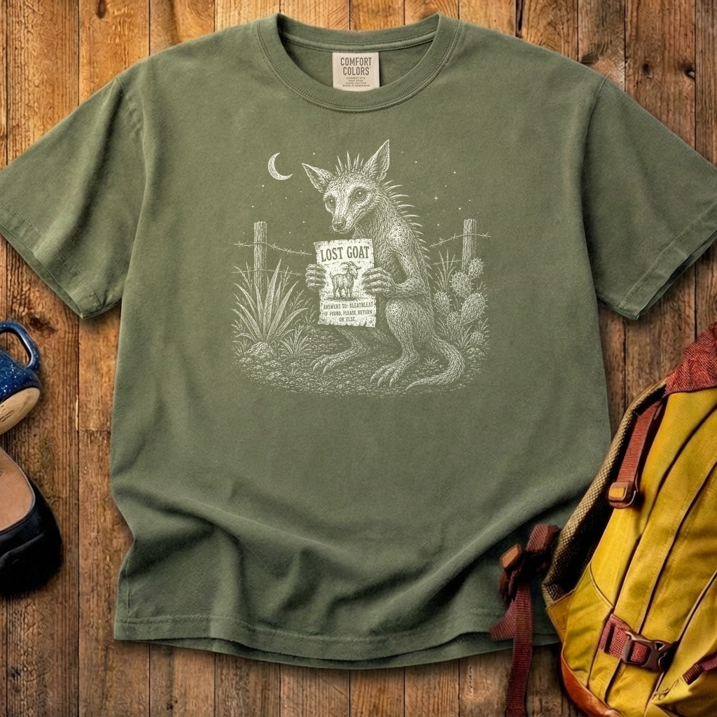 Chupacabra Lost Goat Cotton T-Shirt