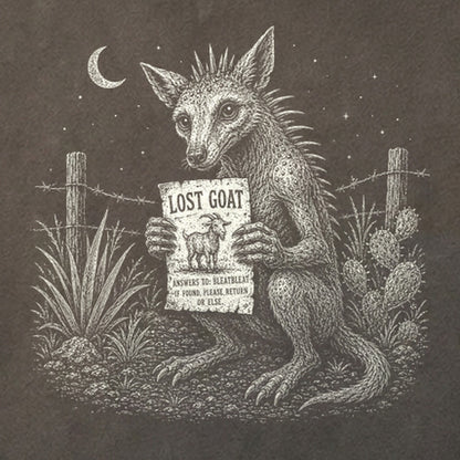 Chupacabra Lost Goat Cotton T-Shirt