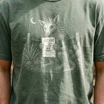 Chupacabra Lost Goat Cotton T-Shirt