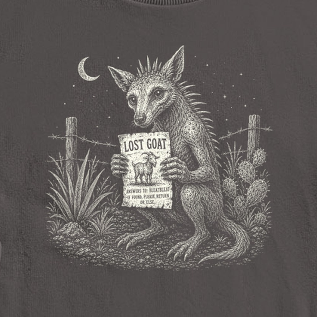 Chupacabra Lost Goat Crewneck Sweatshirt